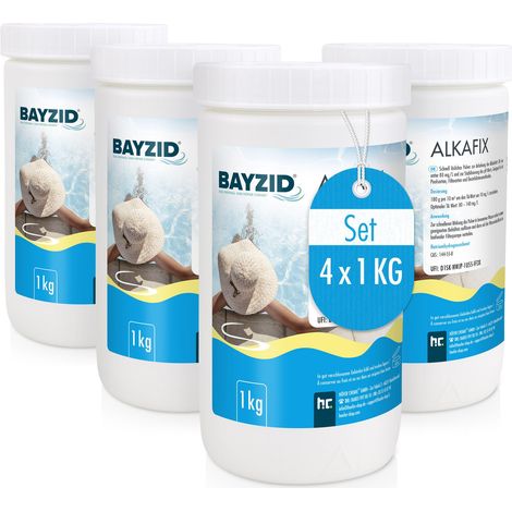 4x 1 kg BAYZID® Alkafix zur Anhebung der Alkalinität (TA)