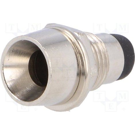 Soporte Para  Diodo LED 5mm Cromodo, Concava Con Tapon De Goma