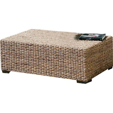 Tavolino da Giardino 120x75x40 cm in Abaca Bauer Luna