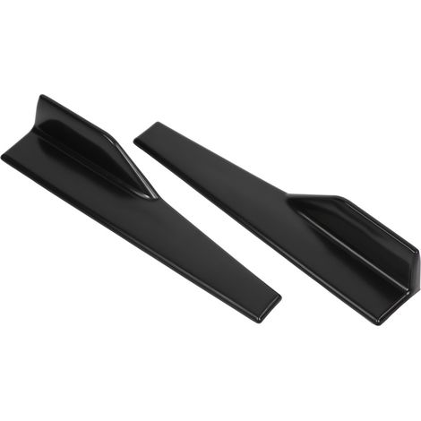 Stück universelle, mattschwarze Seitenschweller mit Entenflügel-Diffusor (1/5)