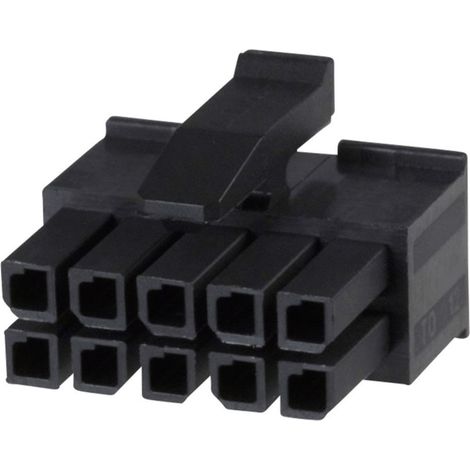 TE Connectivity Buchsengehäuse-Kabel Micro-MATE-N-LOK Polzahl Gesamt 12 Rastermaß: 3 mm 1-794617-2 1
