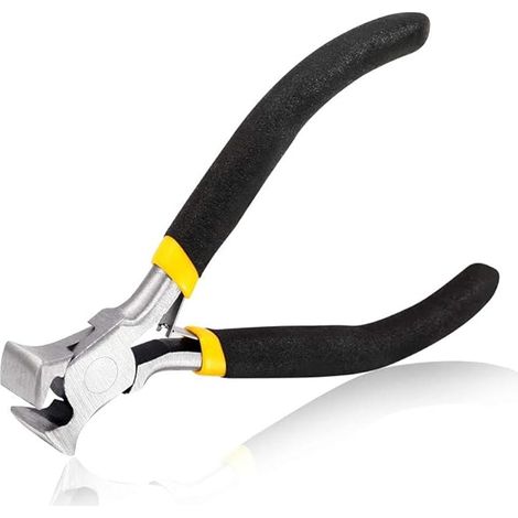 Mini tronchesi di precisione, utensili professionali per la lavorazione di perline, tagliafili con impugnature ammortizzanti per estrarre chiodi e borchie.
