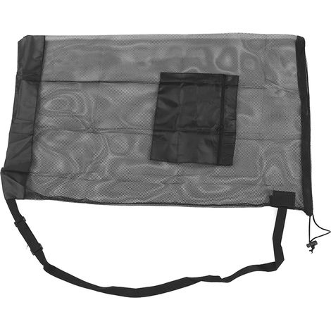 Sac de netball grande capacité avec cordon de serrage et bandoulière pour ranger l'équipement sportif (basketball, volley-ball, baseball). (1/5)