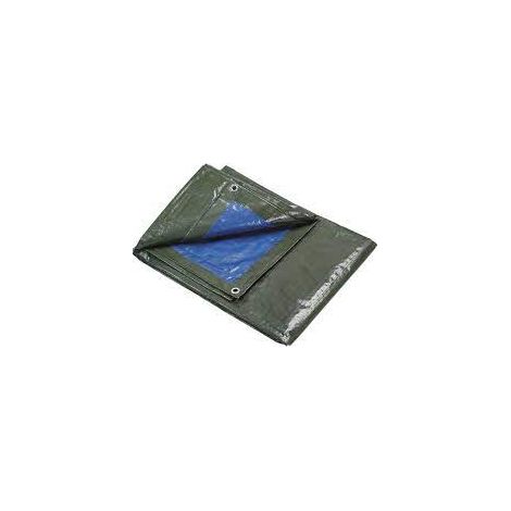 Robuste und wasserdichte Abdeckplane 5x8m - 100g/m² - Für Abdeckungen, Lagerung und Bauwesen