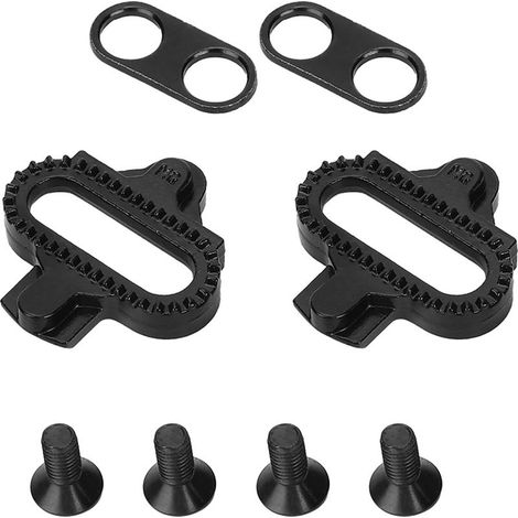 Cales universelles pour chaussures de vélo, accessoire de verrouillage de pédales pour cyclisme en extérieur (1/5)
