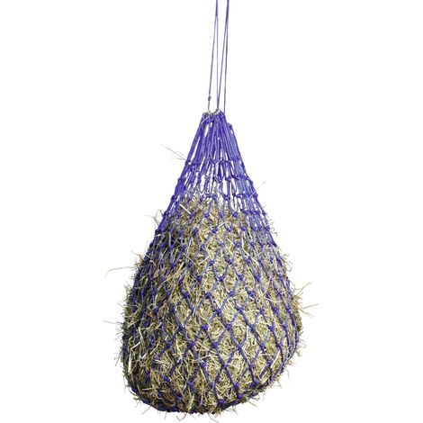 Kerbl Heunetz Maschenweite 5x5 cm, Farbe blau, engmaschiges Futternetz (1/3)