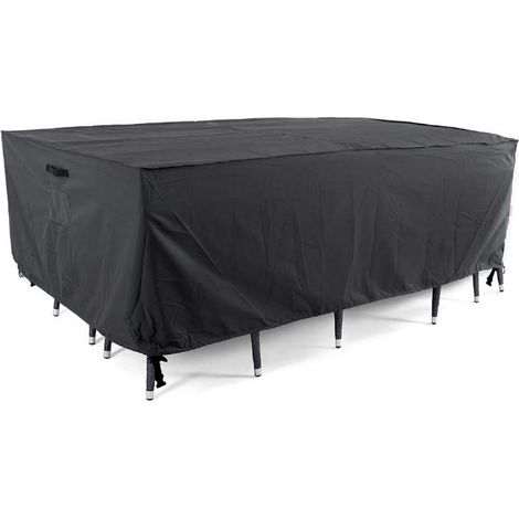 Abdeckung für Tische und Stühle im Freien, Abdeckung für Esszimmergarnituren im Freien, wasserdichte Abdeckung für Terrassenmöbel, winterfest, quadratisch, 76 L x 76 B x 27 H Zoll (1/5)