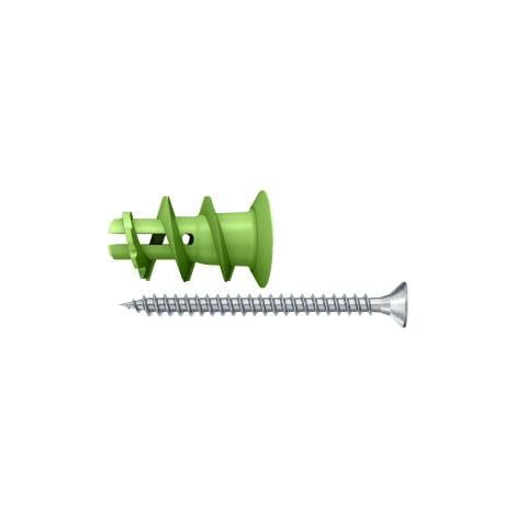 Fischer  45x  tacos  para  pladur  GK  GREEN  S  con  tornillo  -  524869 (1/5)