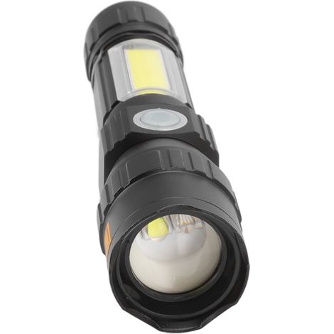 Wiederaufladbare UV-Lampe mit 7 Modi, USB-Ladefunktion, leicht, wasserdicht, LED-Taschenlampe mit Clip (1/5)