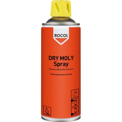 Rocol Asciutto Lubrificante 400Ml Dry Moly Spray (Da 12)