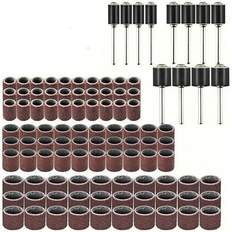 Kit de tambour de ponçage, tambour de sable à anneau facile à utiliser 102 pcs, ride pour le polissage (1/5)