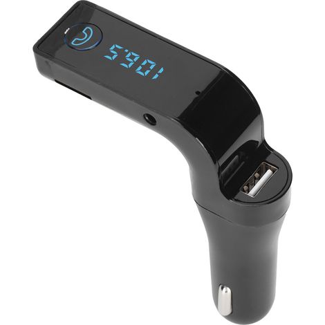 Émetteur FM Bluetooth pour Voiture avec Chargeur USB, Kit Mains Libres pour Appels et Musique (1/5)