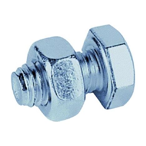 Bulloni e dadi zincati per scaffali in metallo 8 x 16 mm 200 pezzi