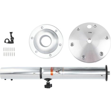 Kit de base de table de 2228 pouces avec pieds réglables en hauteur et base à montage en surface  conception universelle adaptée aux camping-cars et aux yachts. (1/5)