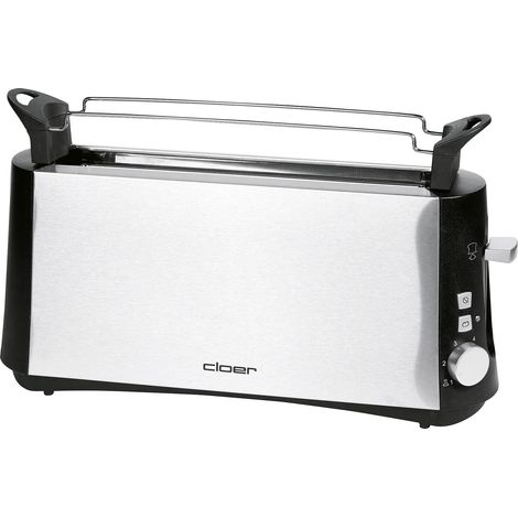 Toaster 3810 2Scheiben 880Watt Edelstahl/schwarz (1/3)
