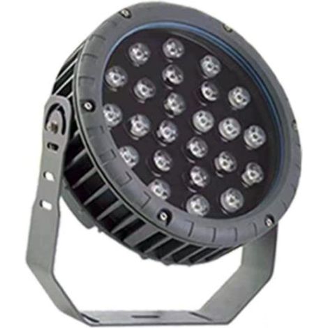 projecteur, Éclairage extérieur étanche IP66, éclairage de sécurité for paysage, place, cour, pelouse, arbre, allée(Warm Light,9W-A)