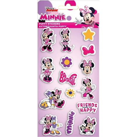 Pegatinas con relieve de Minnie