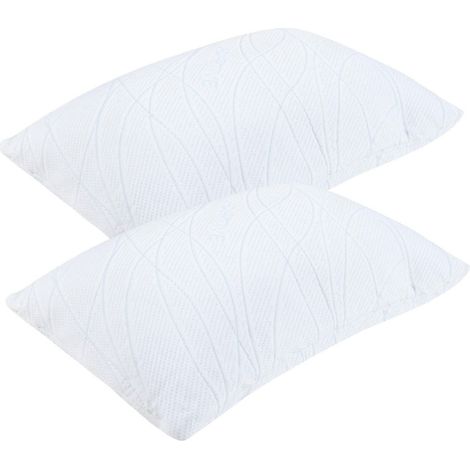 Lot de 2 oreillers 60 x 40 cm mousse à mémoire de forme - MORPHÉE (1/5)