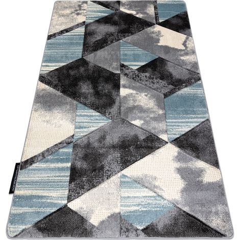 Tappeto ALTER Wet Geometrico, triangoli, trapezio blu blue 120x170 cm