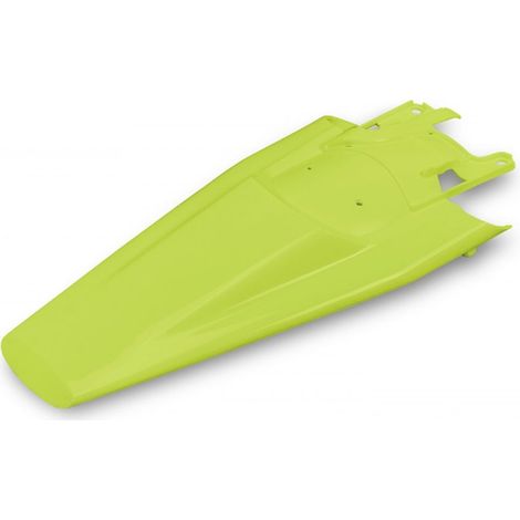 Guardabarros trasero UFO para Husqvarna TC 125 / 250 '23-'24, FC 250, TX 300 '23-'24, FC / FX 350 /450 '23-'24. Color amarillo.