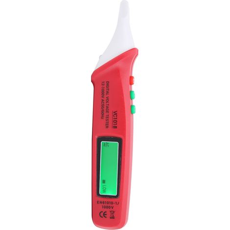 Stylo détecteur de tension alternative sans contact VC1018 avec affichage numérique intelligent (1/5)