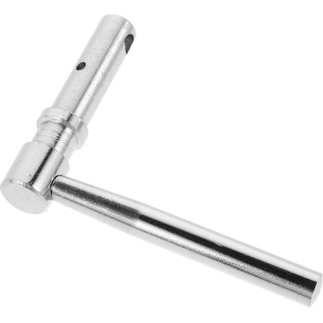Poignée de Porte de Chaudière Fonctionnement Sûr et Fiable en Acier Inoxydable Argenté Cnc Compatible pour Foyer et Poêle à Charbon (1/5)