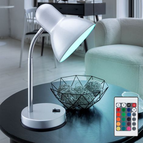 Télécommande pour lampe de table Eclairage de la lampe sur pied Lampe de lecture en kit comprenant des ampoules LED RVB