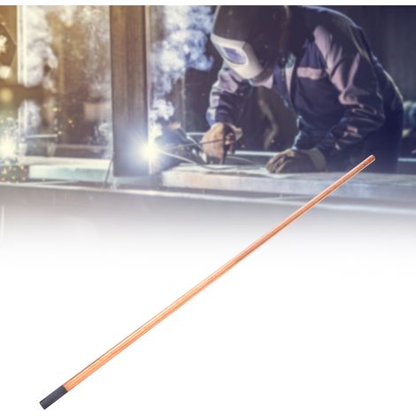 100 électrodes carbone tige cuivrée soudure 355mm M6x355, barres graphite pour procédé de soudage, pack de 100 pièces (1/5)