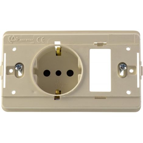PRESA SCHUKO+1P VUOTO """VENUS""" SCHUKO+1T. MAURER