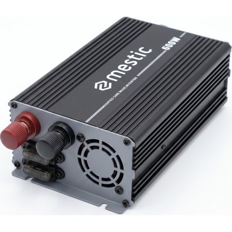 Convertisseur MESTIC 12V/230V quasi sinus 600 W (Crête 1200 W)
