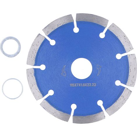 Lame de scie diamantée à sec 115mm pour marbre granit béton, disque circulaire de coupe, outil professionnel. (1/5)