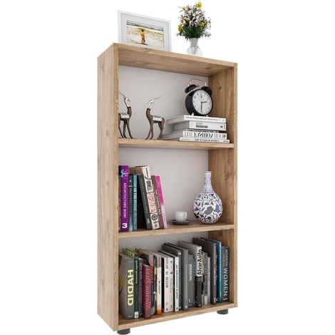 Bois Étagère de bureau Fichier Étagère Bulas 3f 108x56x20 - VCM (1/5)