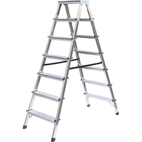 MUNK Doppelleiter 2x7 Stufen (1/2)