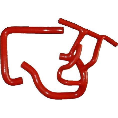 Durite de refroidissement, matériau en silicone, haute performance, Rouge (1/2)