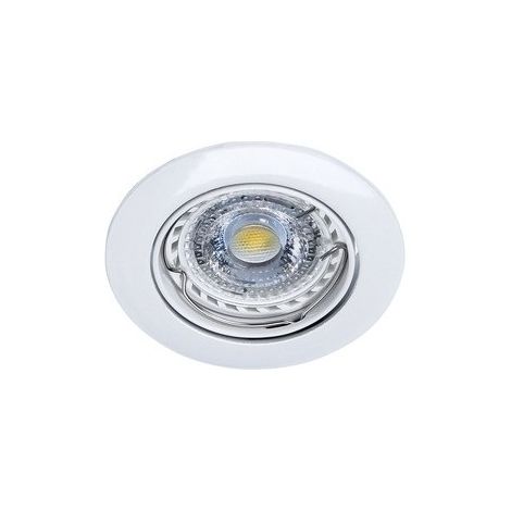 LUNAR LED Encastré GU10 blanc a/lpe LED 3,6W 3000K 420lm dimmable incl 51066 (1/4)