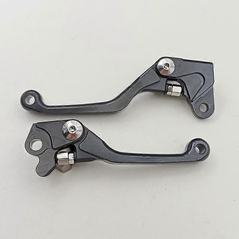 Pour Honda Motocross CR80R/85R : biellette de direction de frein réglable modifiée, klaxon (noir)