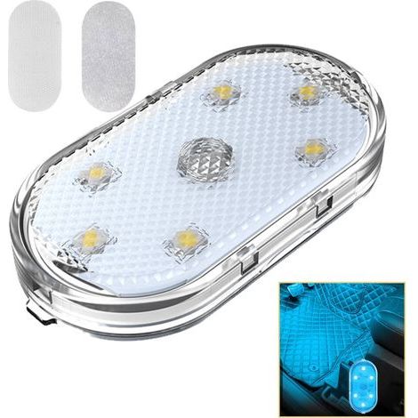 Convient pour un éclairage intérieur de voiture LED tactile USB / lampe LED / plafonnier de voiture / liseuse / plafonnier décoratif de voiture (1/2)