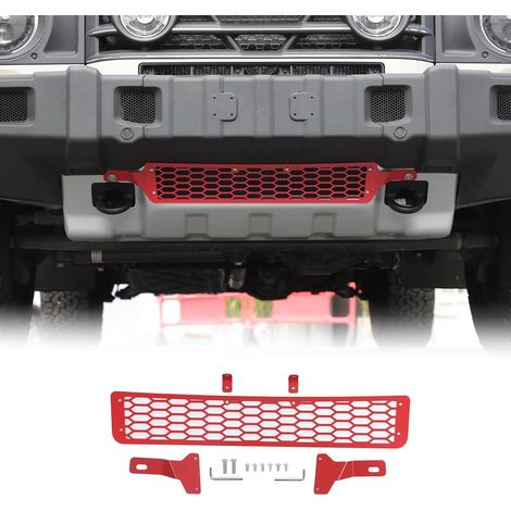 Grille en maille pour 2020-2024 - Grille d'insertion segmentée pour grille d'aération - Accessoires (rouge) (1/5)
