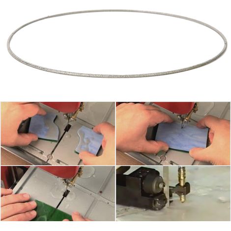 Lame de scie annulaire diamantée électroplaquée sans soudure MDR16172 pour scies annulaires en verre