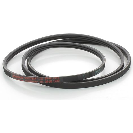 Courroie 1242J3 2834590100 pour Lave linge AYA, BEKO, CONTINENTAL EDISON, FAR
