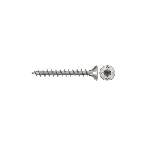 fischer Spanplattenschraube PowerFast FPF II CTF 3,0 x 25 A2 30 Senkkopf Innenst. TX Vollgew. Edelstahl A2 - 578033 (1/5)