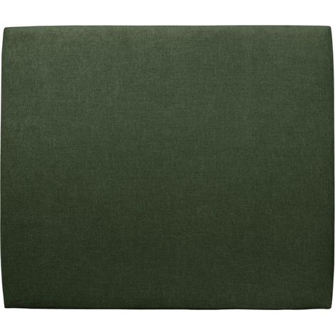 Tete de lit Tapissée Tissu Vert L 140 cm - Ep 10 cm rembourré (1/4)