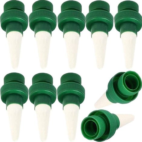 10-Pack Holiday Plant Waterers with Self-Watering Sticks, Automatic Drip Irrigation, for Indoor and Outdoor Plants MUMU (1/4)