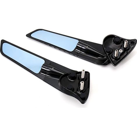 Pièces de modification pour motos : spoiler, rétroviseur et amortisseur de direction en titane pour Yamaha R7, R6 et R1.