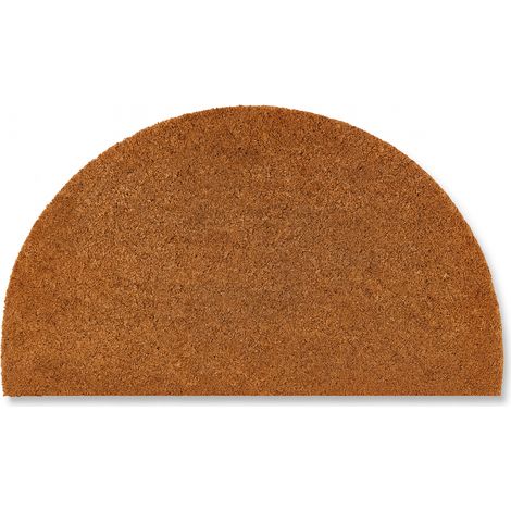 Paillasson 100% Coco antibactérien demi-cercle 90x150 cm Naturel (1/5)
