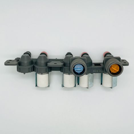 Waschmaschine AJU73213304 mit doppeltem Wassereinlass-Magnetventil (Doppelventil für Warm- und Kaltwasser) 12 V DC (1/4)