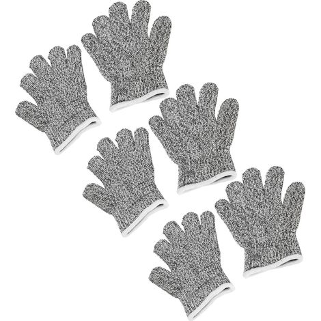 Set mit 3 schnittfesten Handschuhen für Kinder, Gartenarbeitsschutz (1/5)