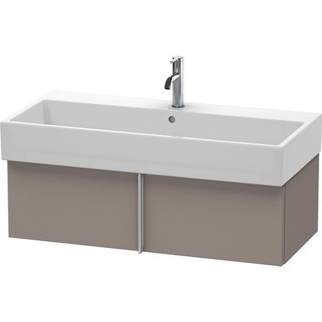 Duravit Vero Air vanity unit a parete 98,4 x 43,1 cm, 1 estraibile, per Vero Air 235010, Colore (anteriore/corpo): Basalto opaco decoro opaco - VA612804343