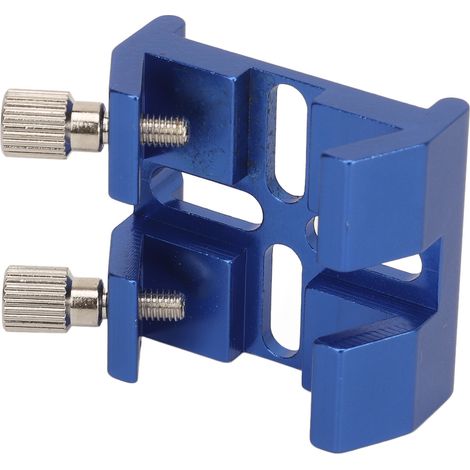 Embase universelle à queue d'aronde pour chercheur, en alliage d'aluminium, pour télescope optique (bleue). (1/5)