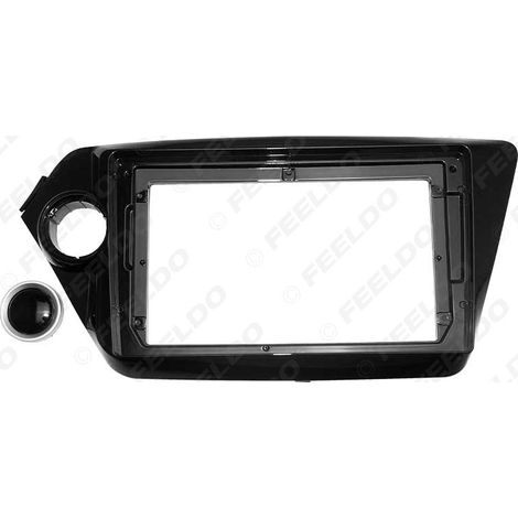 Compatible avec Kia K2 (2012-2015) : panneau avant de modification avec haut-parleur et grand écran de navigation Android de 9 pouces.